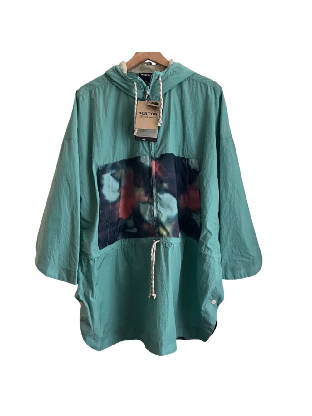 Burton Womens Hazlett DRYRIDE Packable Rain Poncho Jacket S/M Gorpcore Outdoor